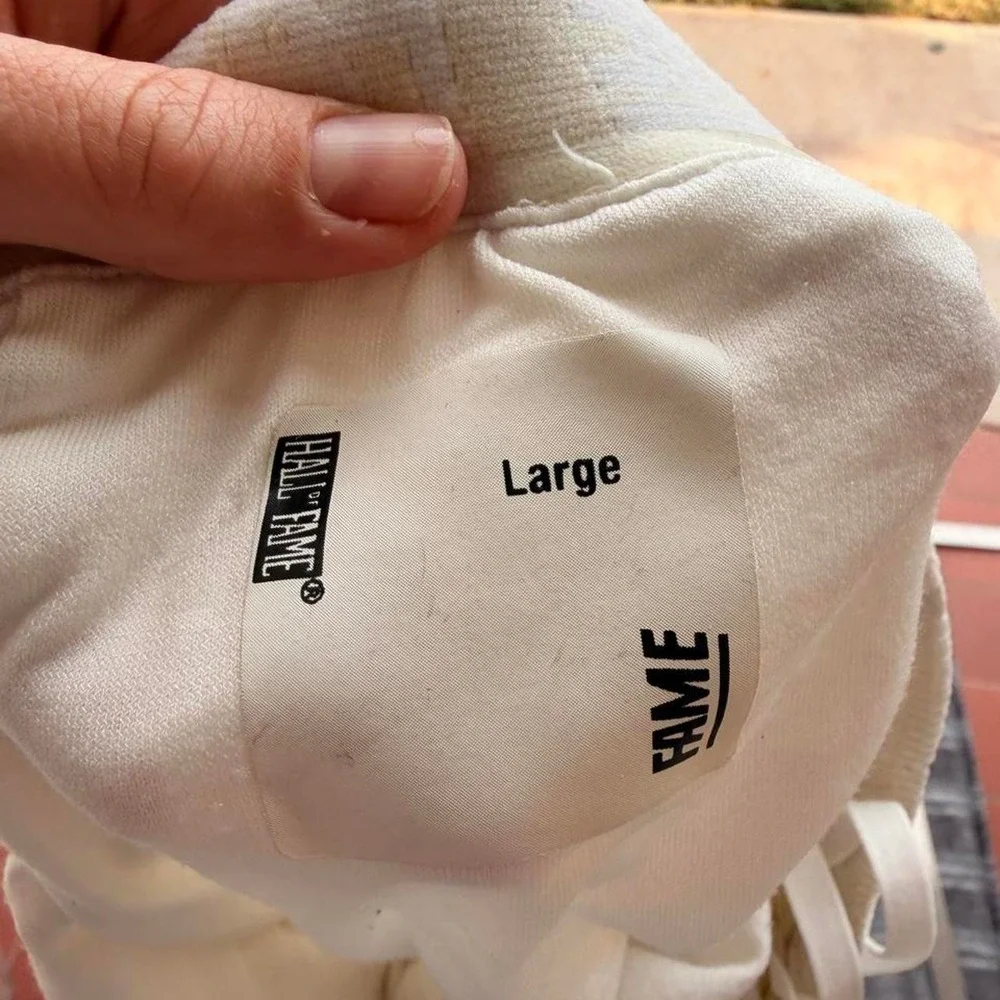 White Hall of Fame running shorts